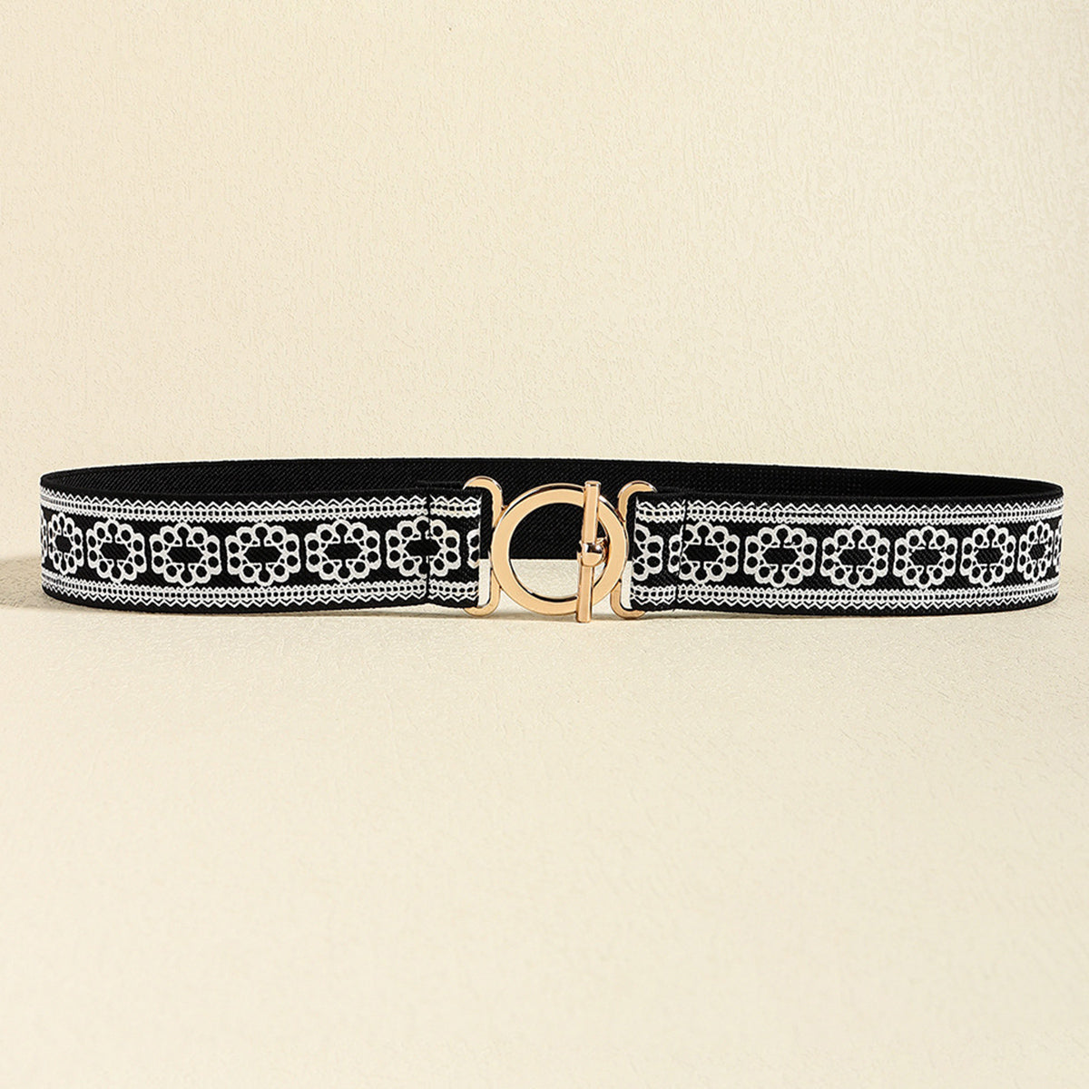 Toggle Clasp Elastic Belt -