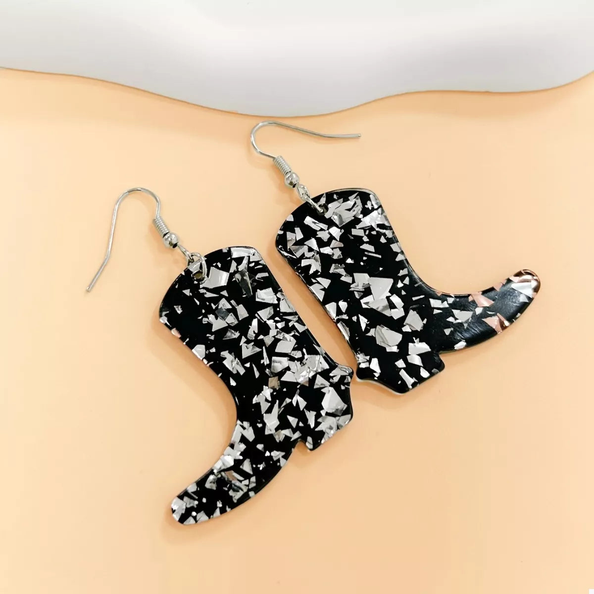 Cowboy Boot Dangle Earrings -