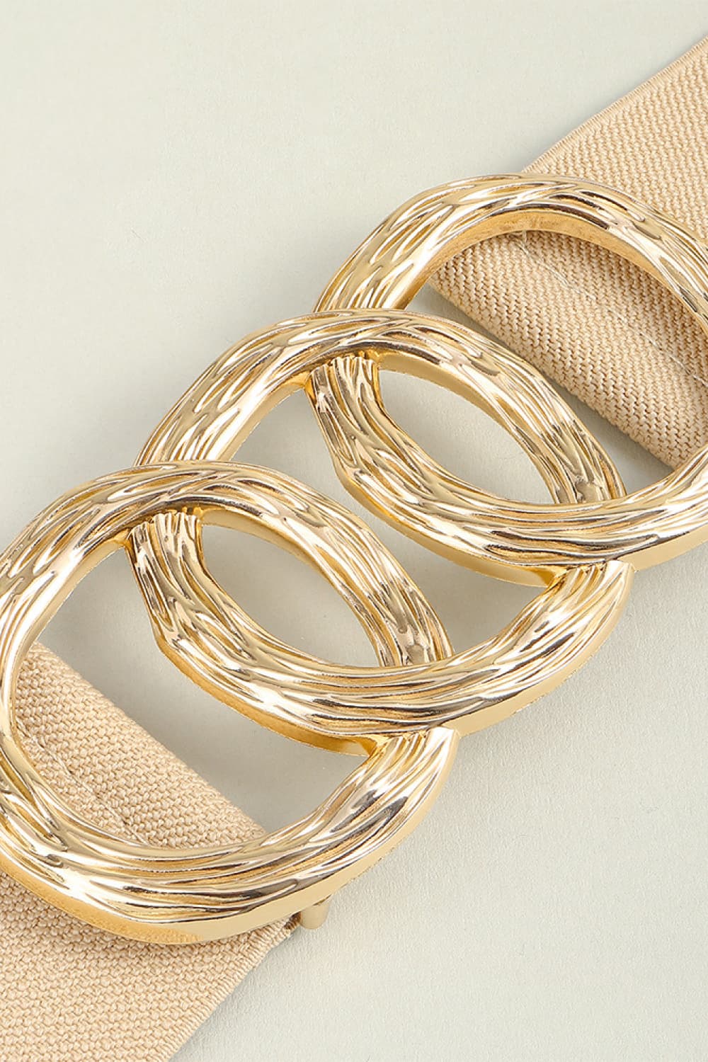 Buckle Elastic Wide Belt -
