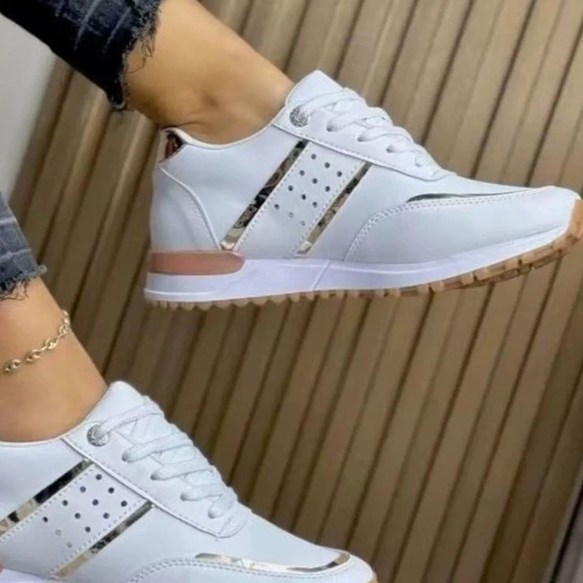 Round Toe Lace Up Athletic -