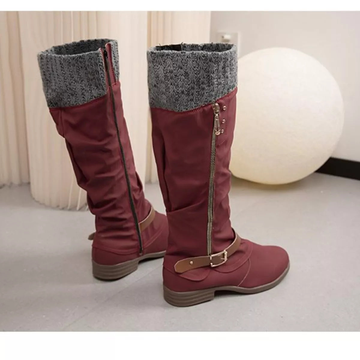 Knee High Slouch Boots -