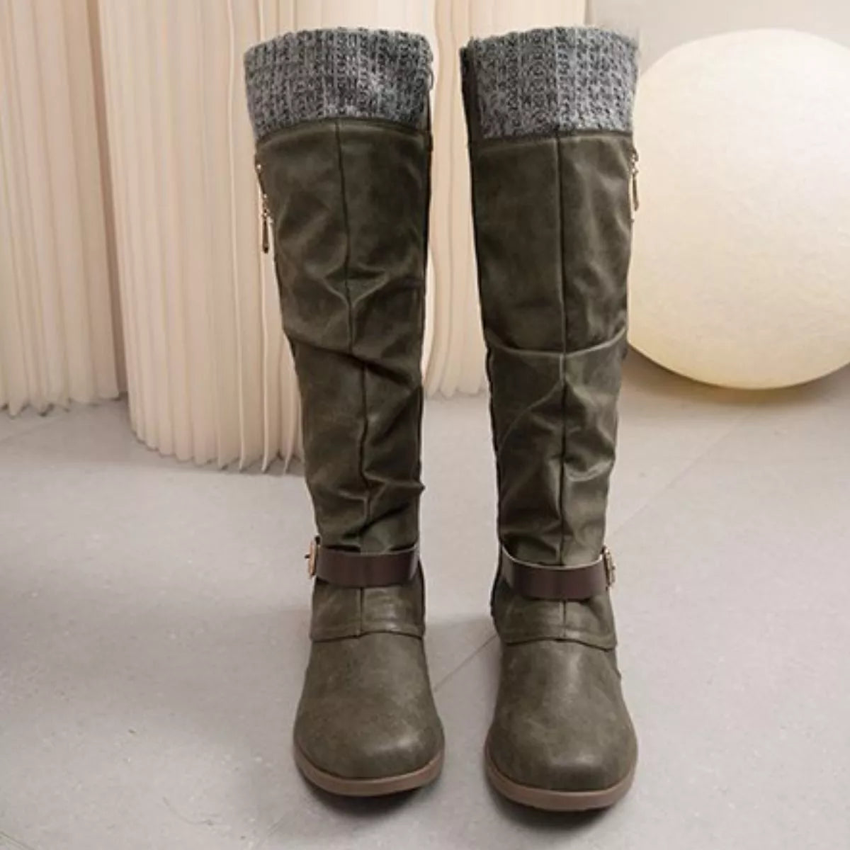 Knee High Slouch Boots -