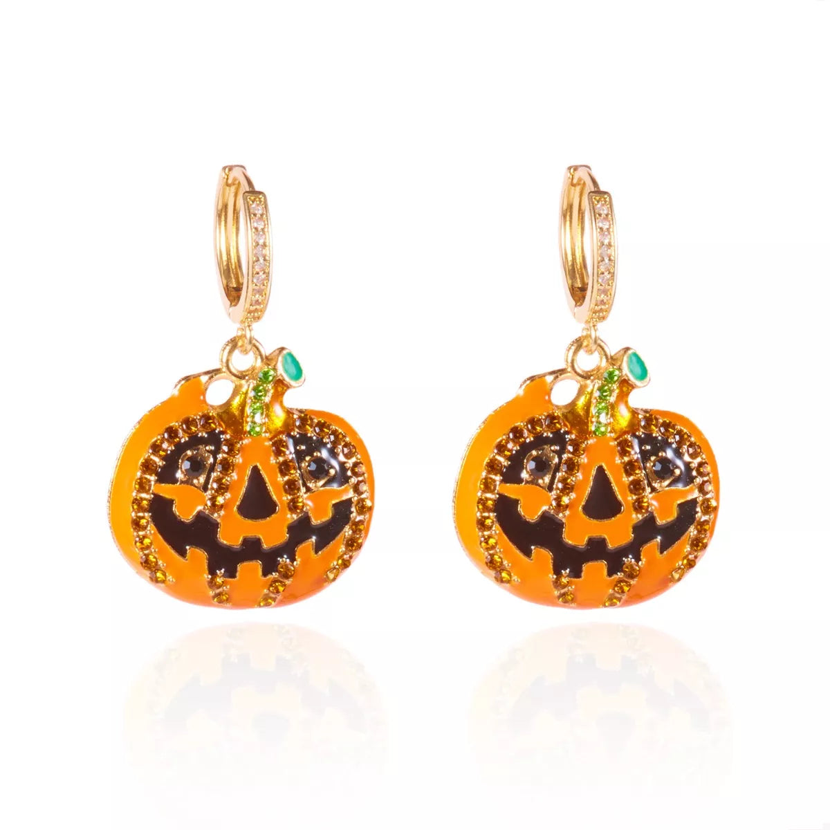Pumpkin Drop Earrings -