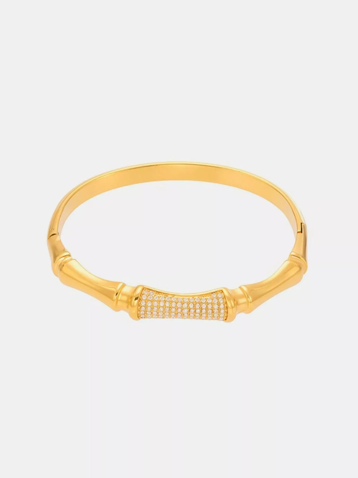Gold-Plated Zircon Bracelet - Style B One Size