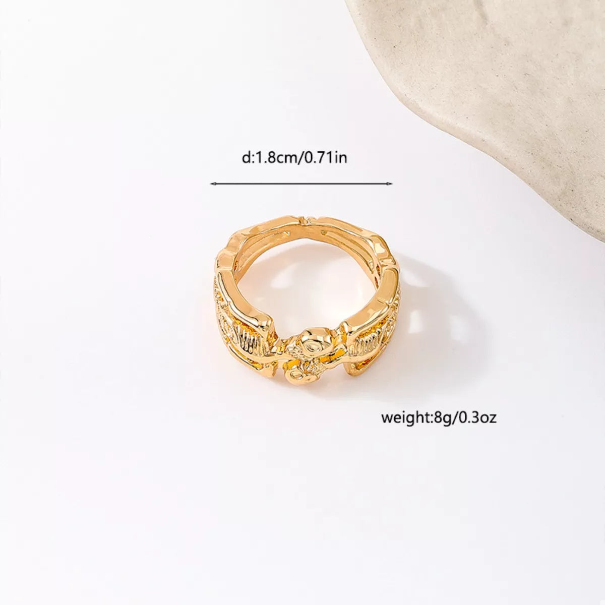 Halloween Skull Alloy Ring -