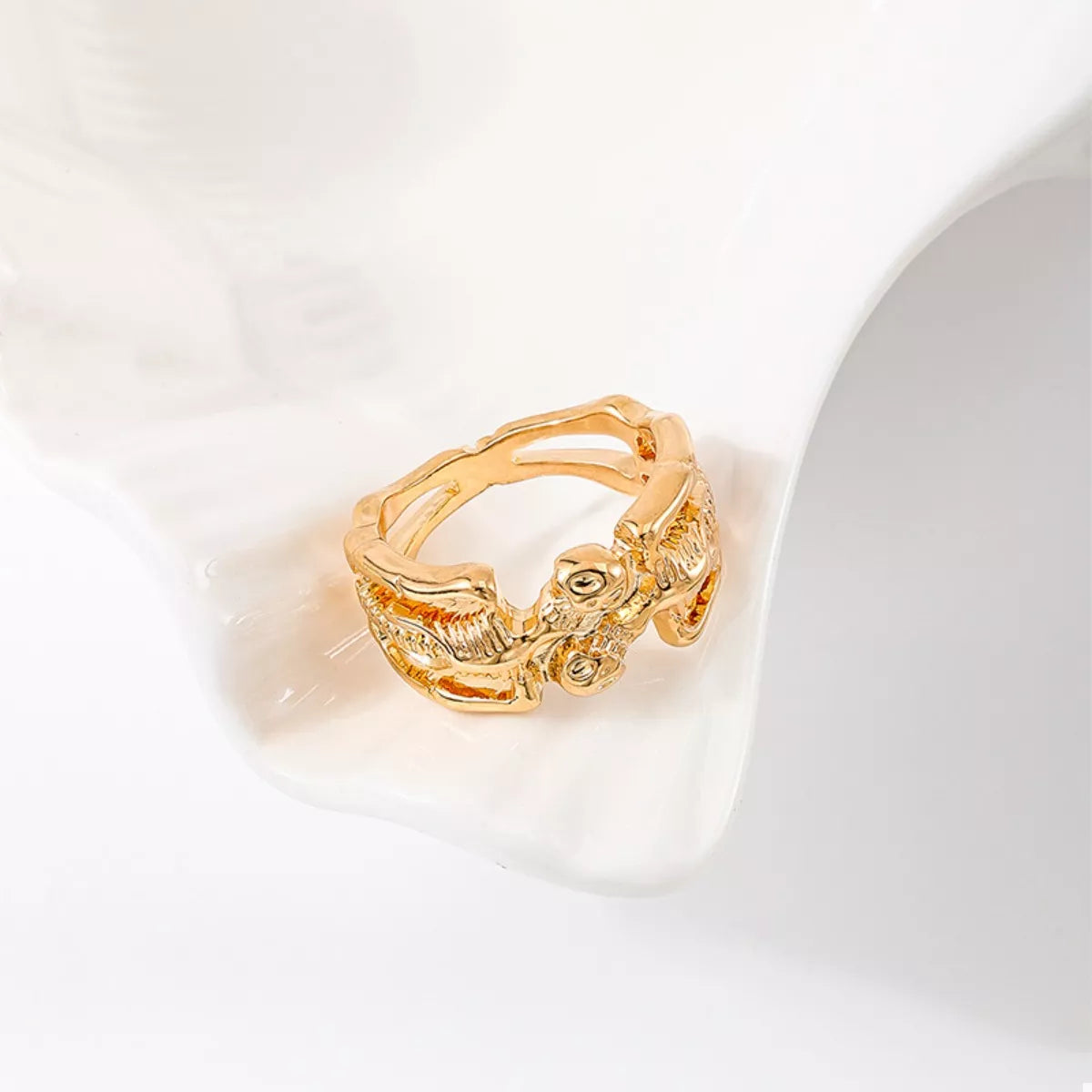 Halloween Skull Alloy Ring -