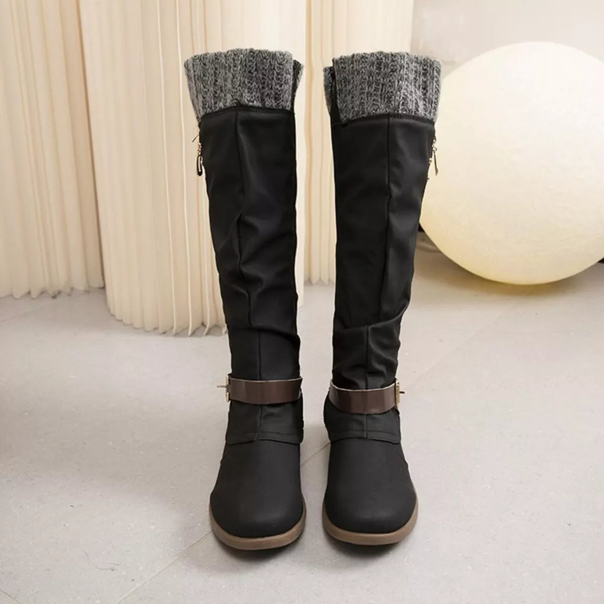 Knee High Slouch Boots -