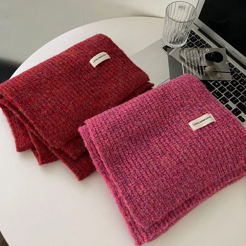 Cozy Knitted Winter Scarf -