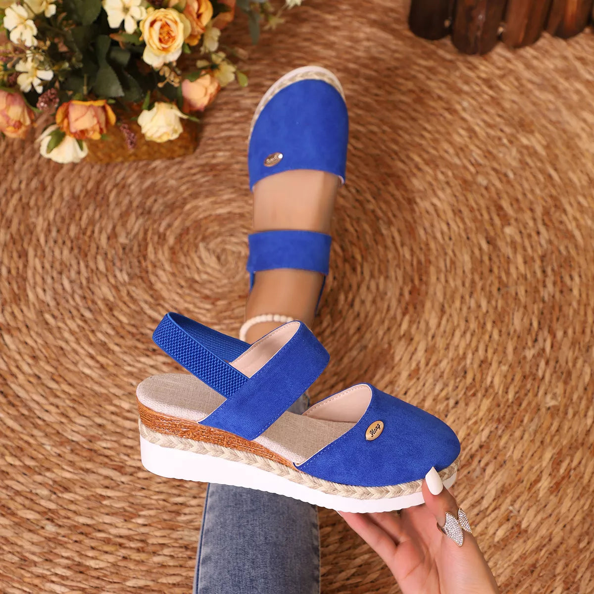 Espadrille Wedge Sandals -