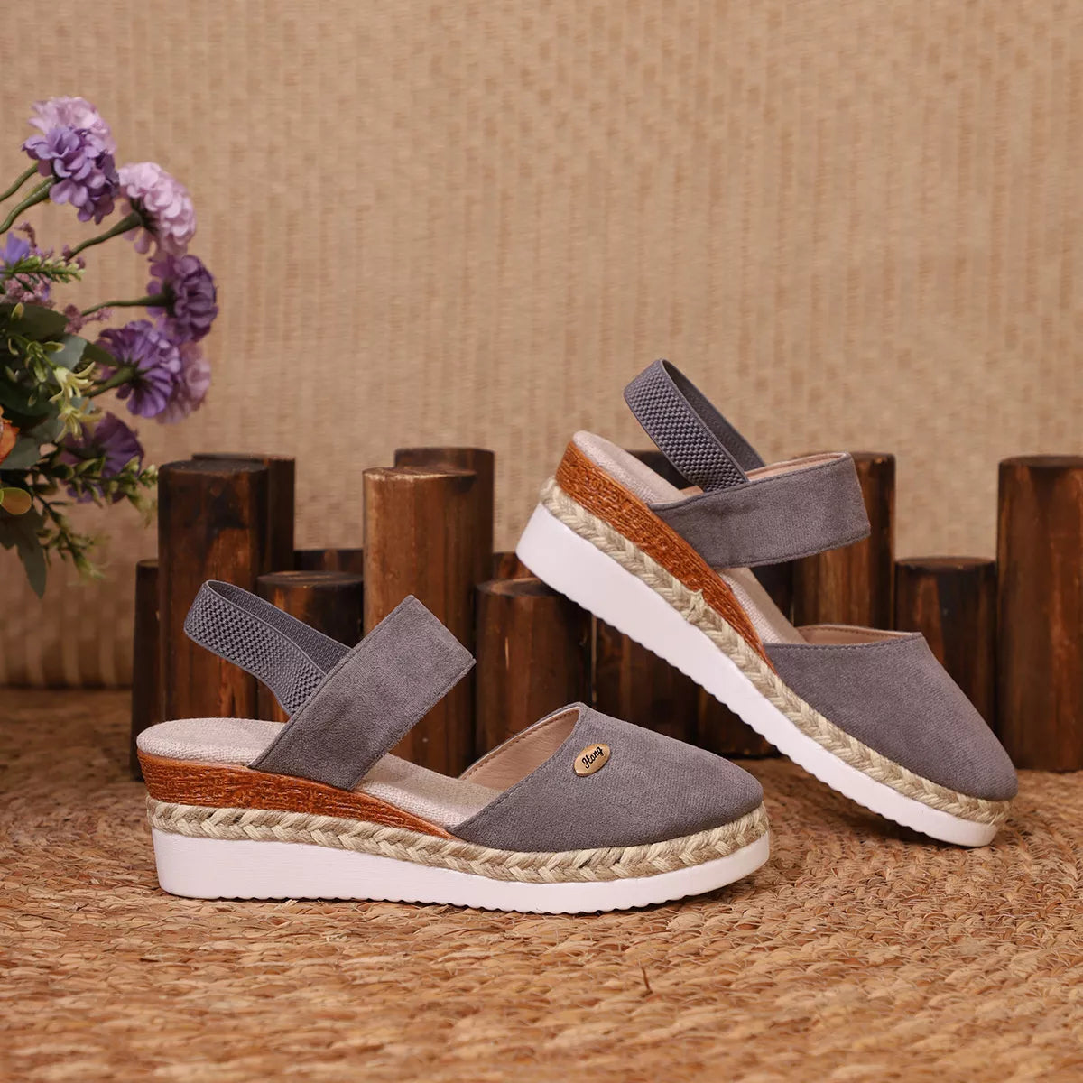Espadrille Wedge Sandals -