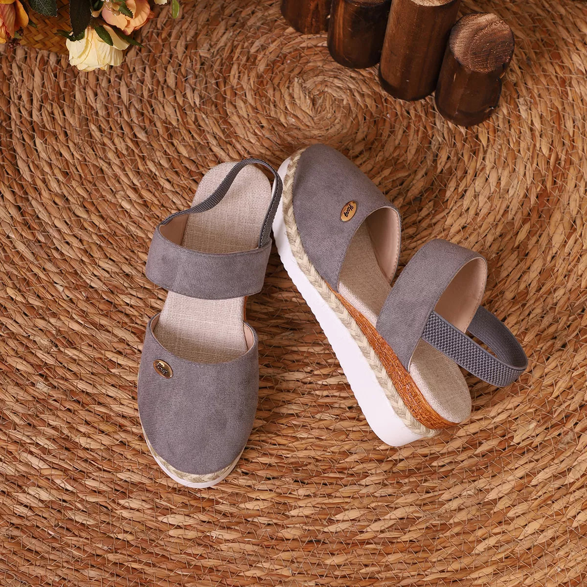 Espadrille Wedge Sandals -