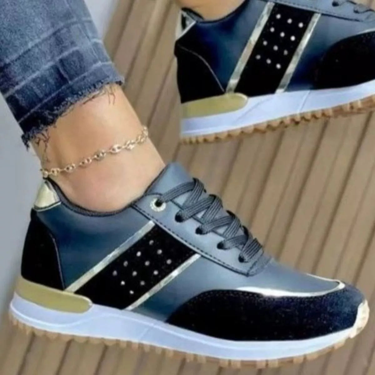 Round Toe Lace Up Athletic -