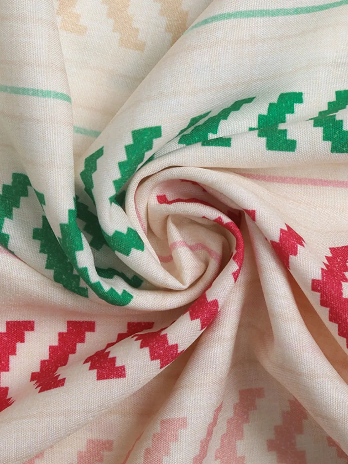 Frill Printed Maxi Skirt -