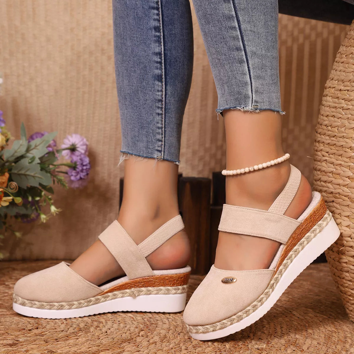 Espadrille Wedge Sandals -