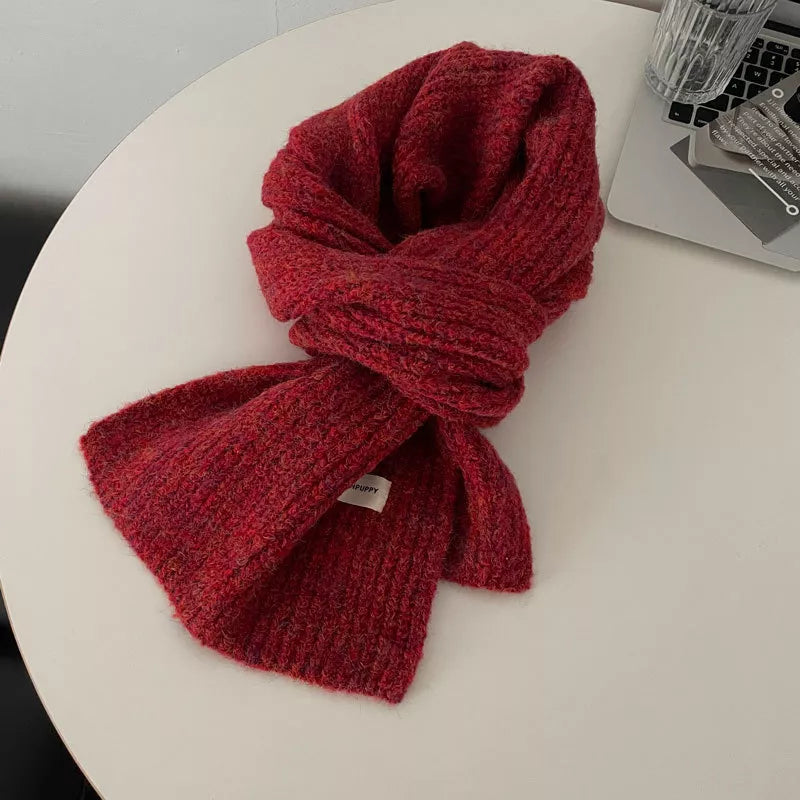 Cozy Knitted Winter Scarf -