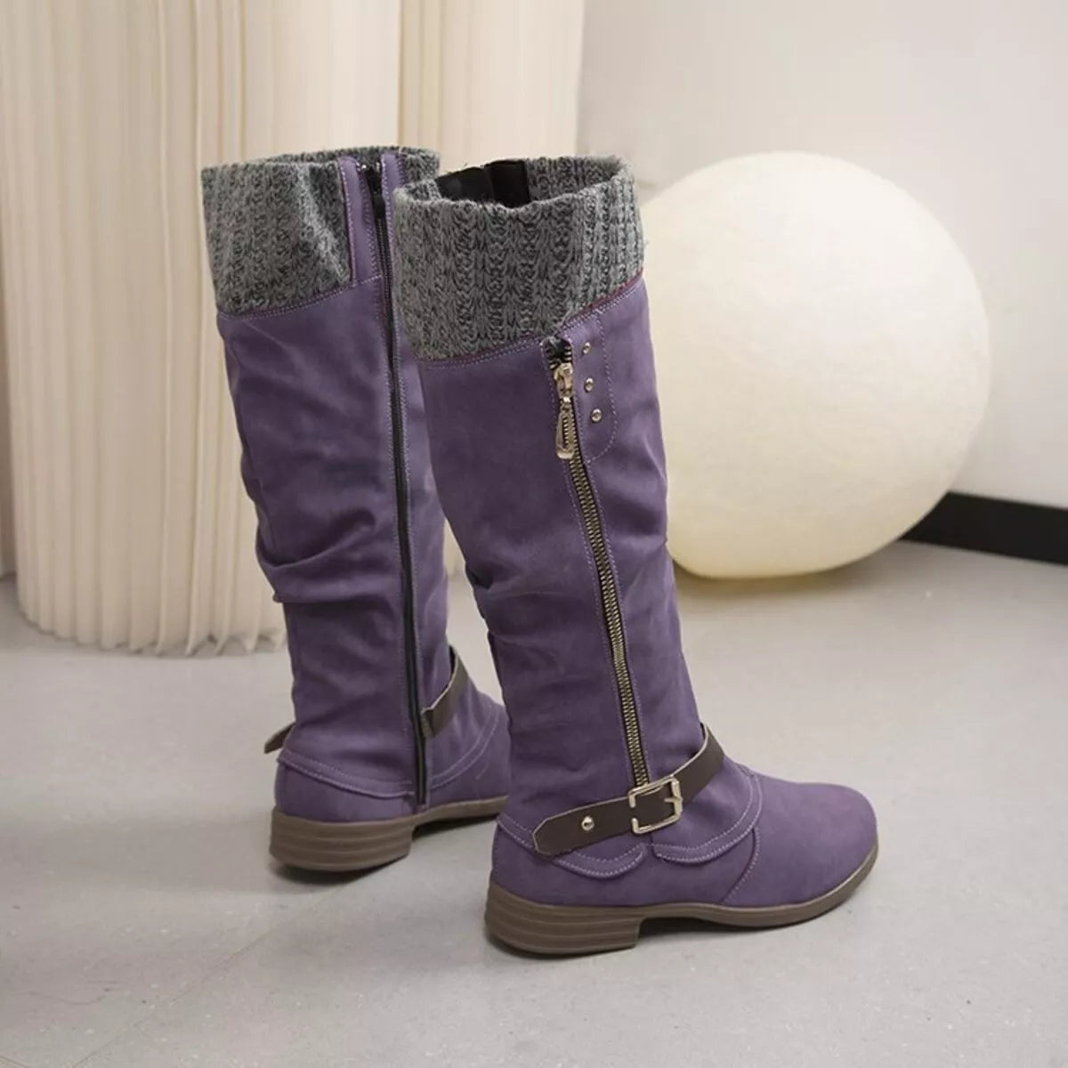 Knee High Slouch Boots -