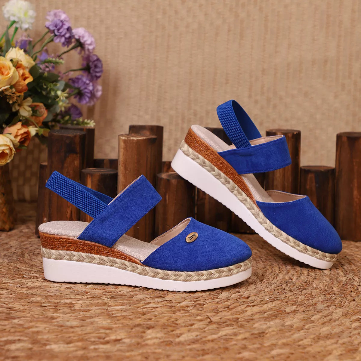 Espadrille Wedge Sandals -