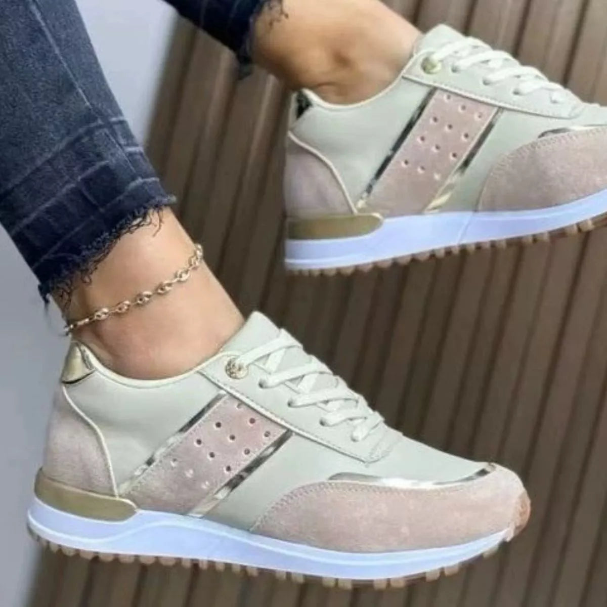 Round Toe Lace Up Athletic -