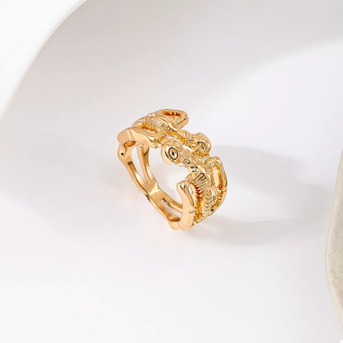 Halloween Skull Alloy Ring -