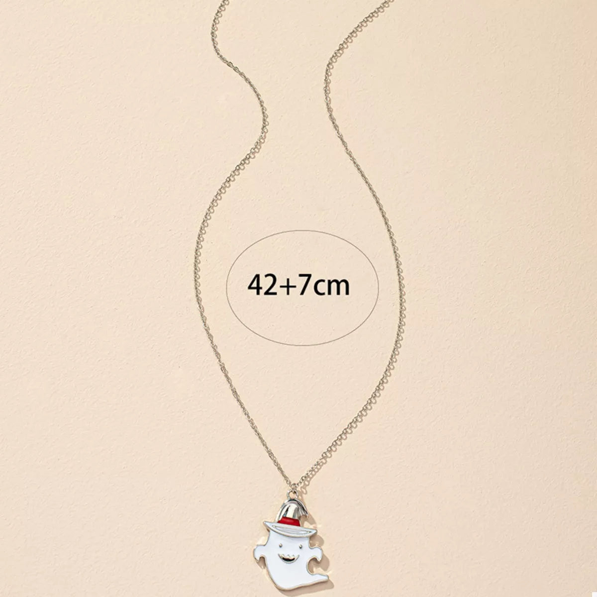 Cute Ghost Pendant Necklace -