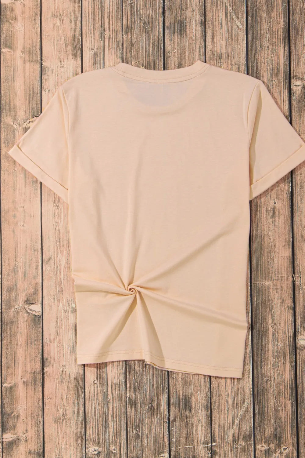 Pumpkin Graphic Round Neck T-Shirt -