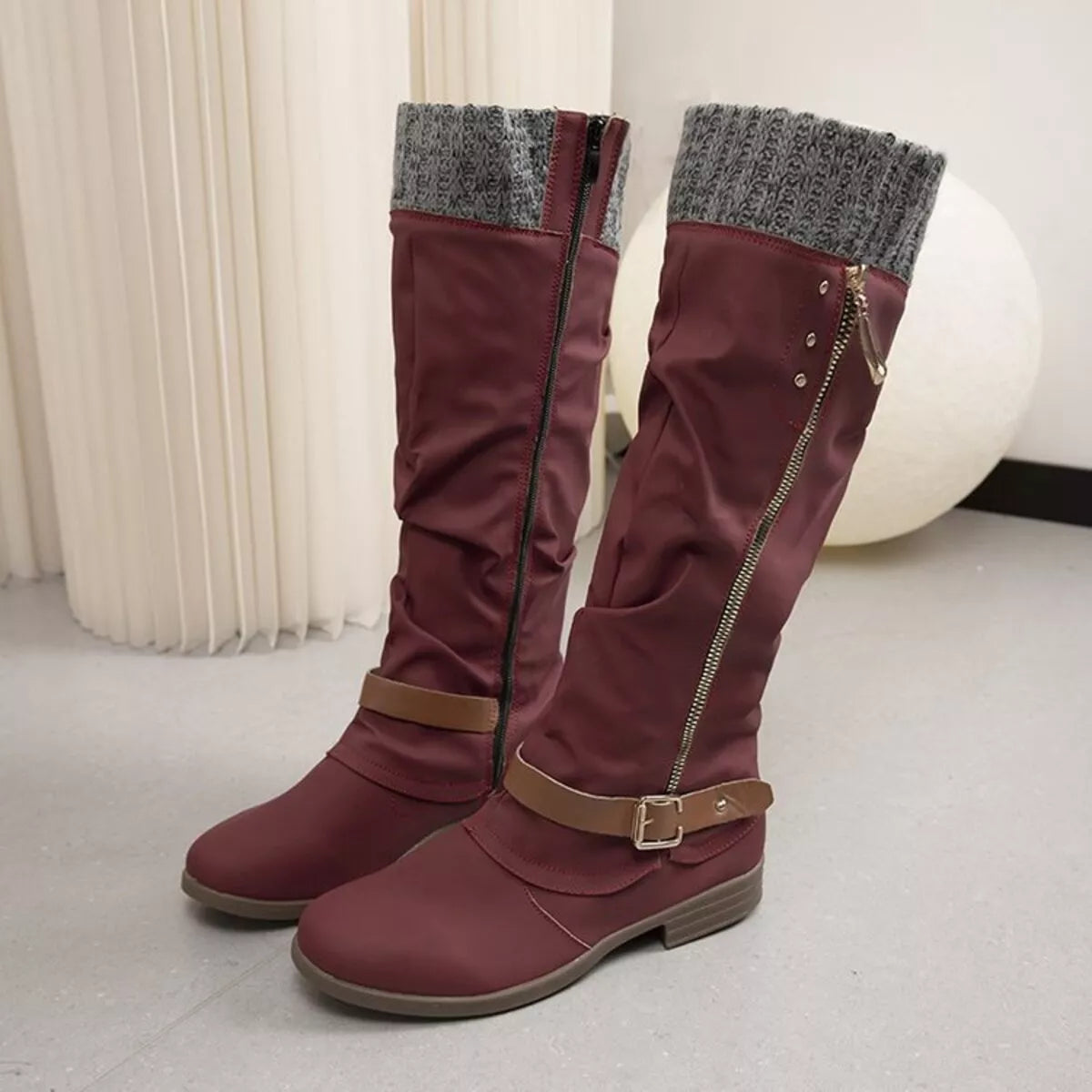 Knee High Slouch Boots -