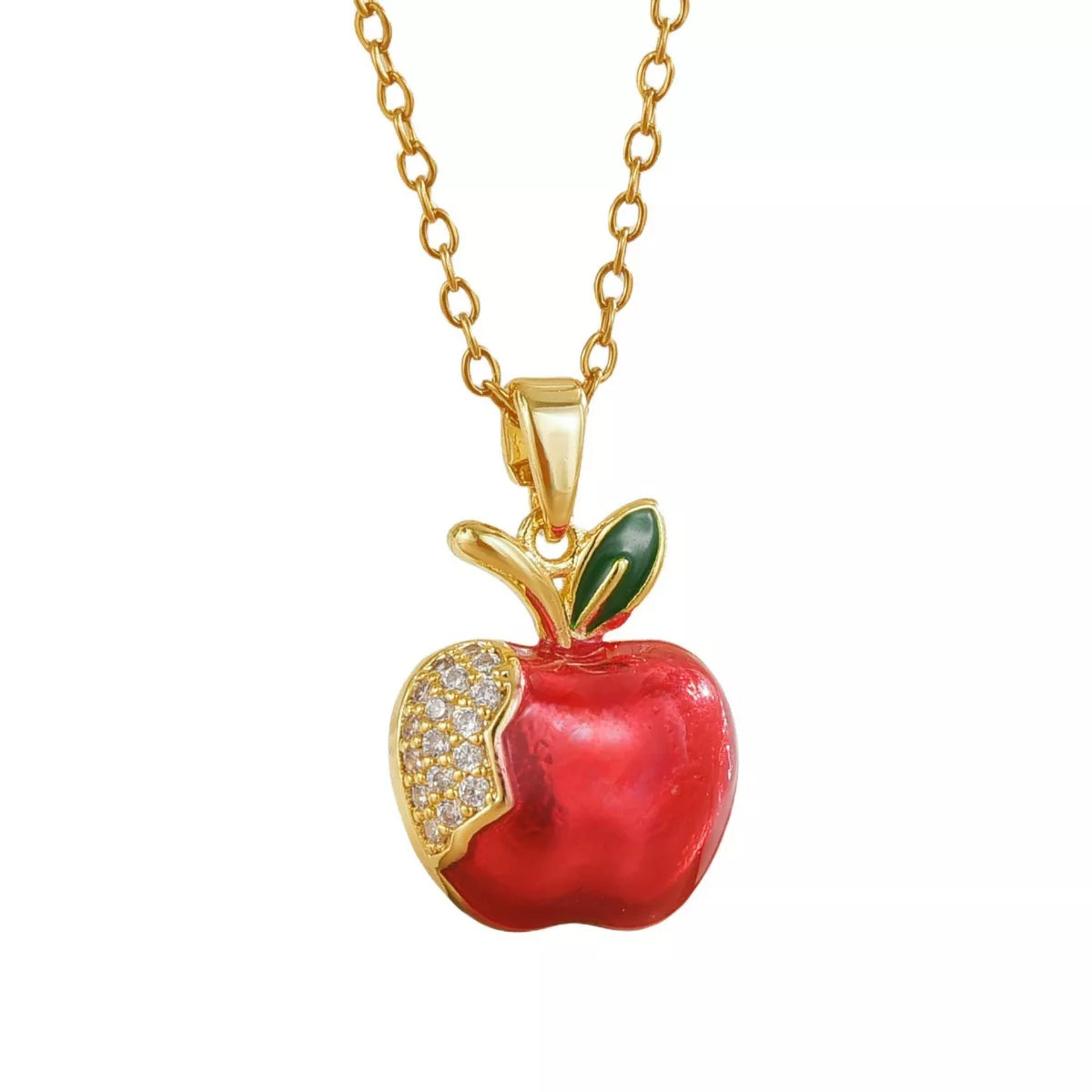Apple Necklace -