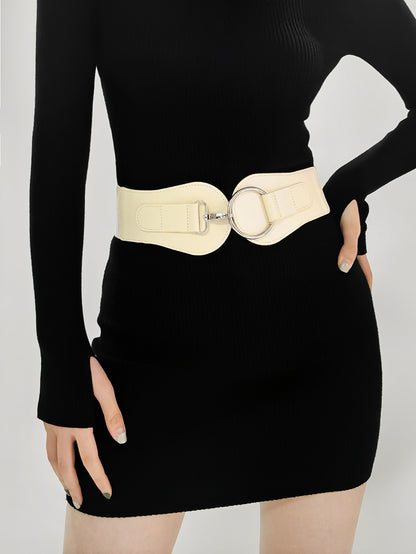 PU Elastic Wide Belt -