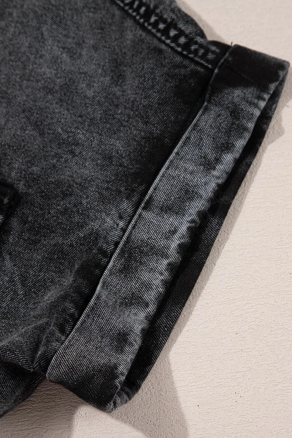 Flap Pocket Button Up Denim Shirt -