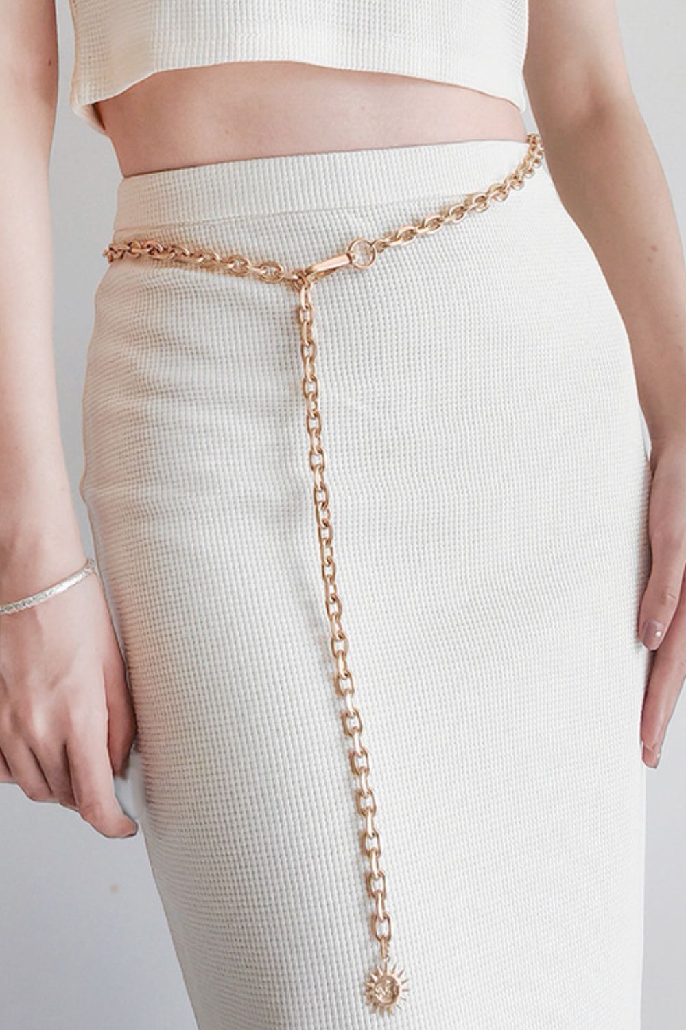 Sun Iron Chain Belt -