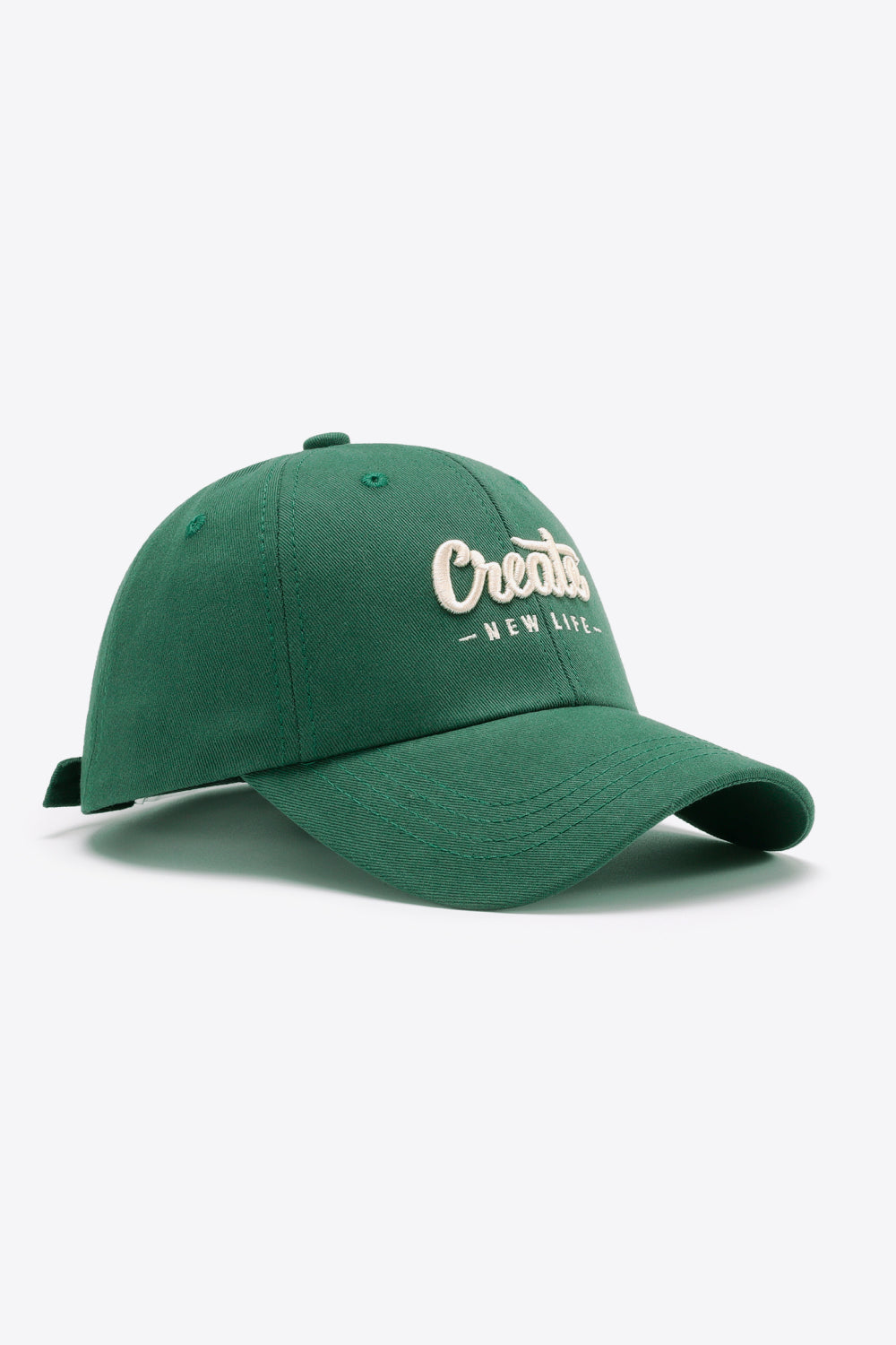 CREATE NEW LIFE Adjustable Cotton Baseball Cap -