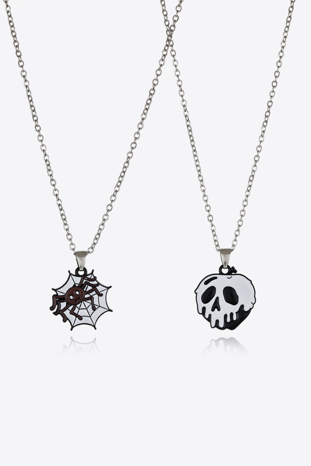 Two-Piece Halloween Theme Necklace Set - Style B One Size