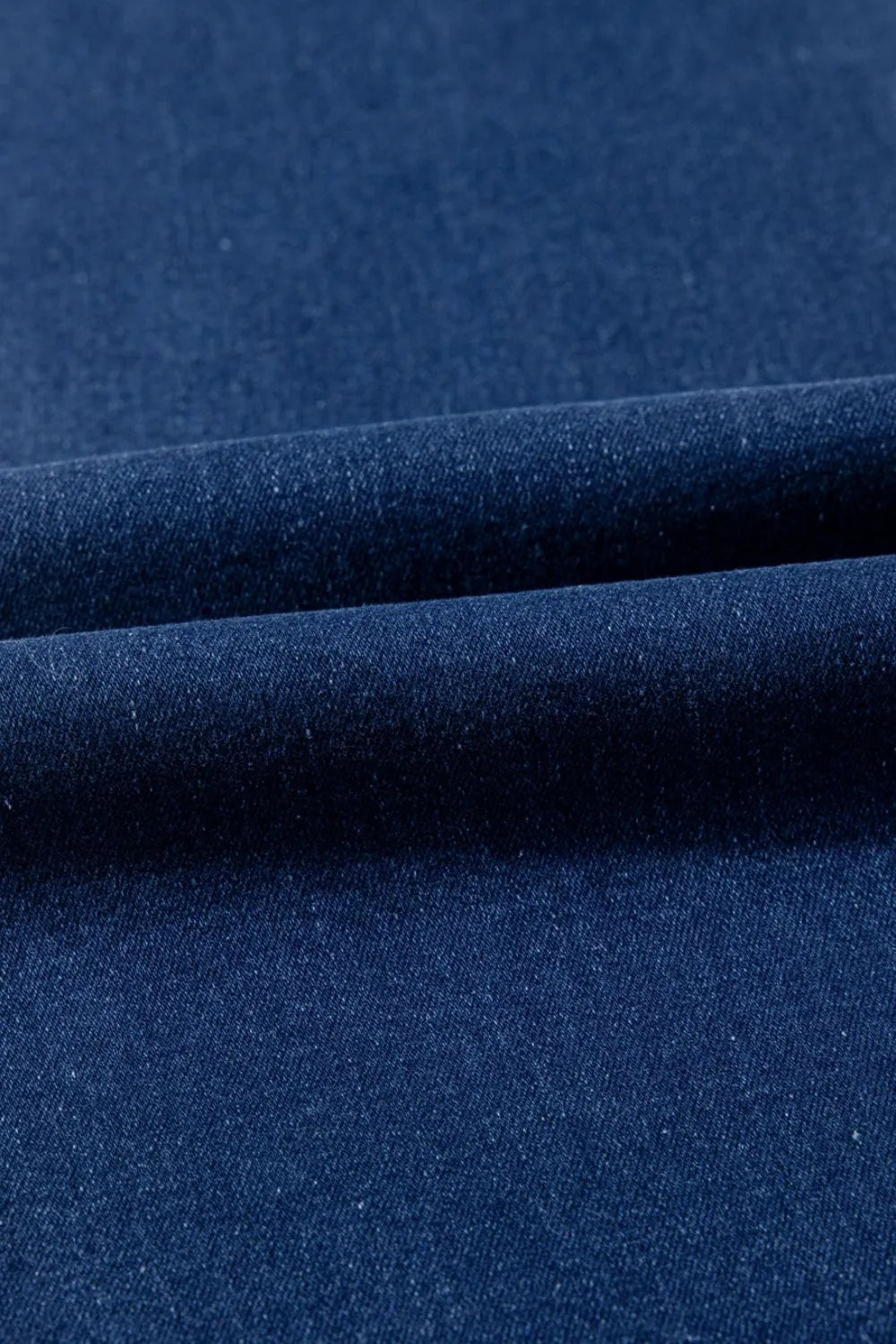 Center Seam Deep Wash Straight Jeans -