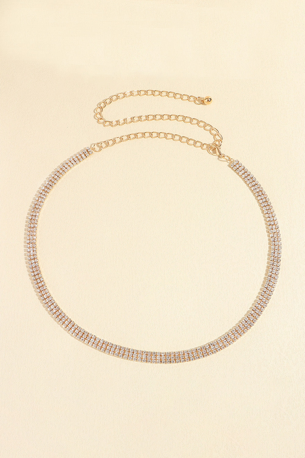 Rhinestones Alloy Belt -