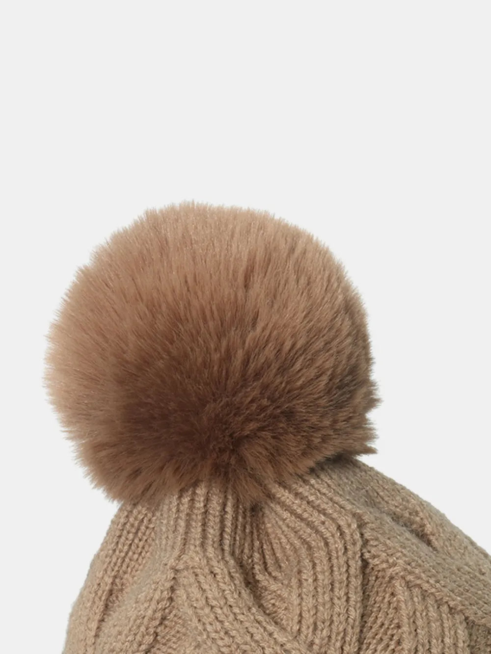 Roll Rim Hat with Pompom -