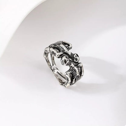 Halloween Skull Alloy Ring -