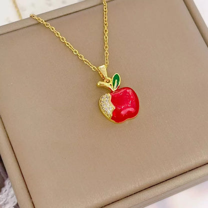 Apple Necklace -