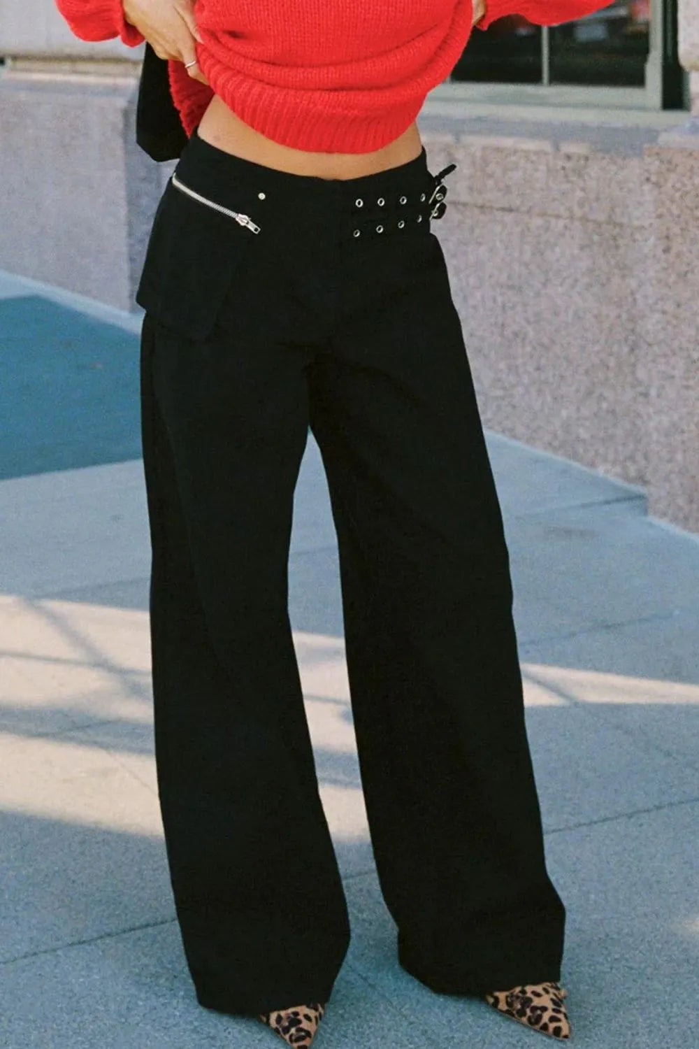 Wide Leg Jeans -