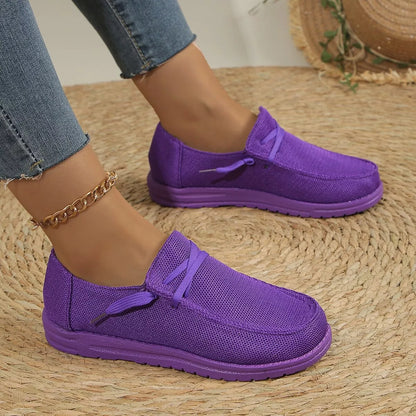 Round Toe Slip-Ons -