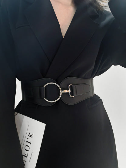 PU Elastic Wide Belt -