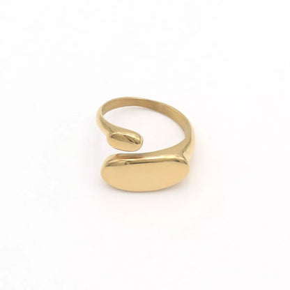 18K Gold-Plated Bypass Ring -