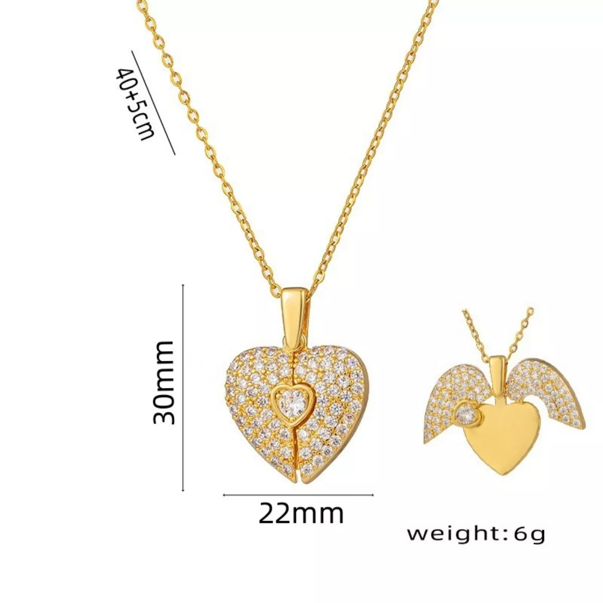 Heart Locket Necklace -