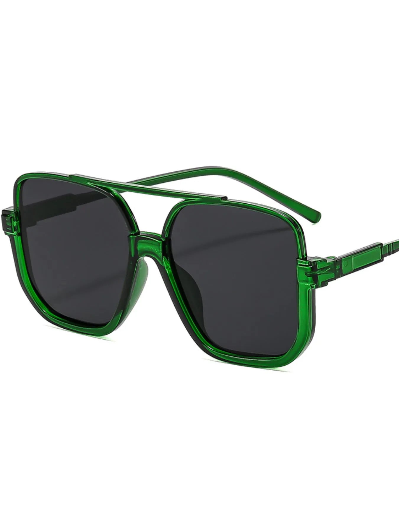 Oversized Square Frame Fashion Sunglasses - styleB One Size