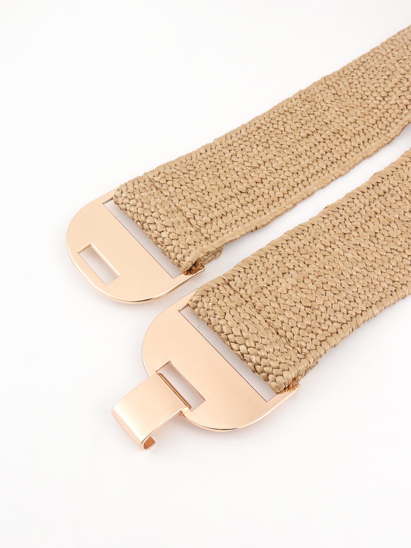 Alloy Buckle Elastic Belt -