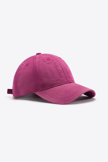 Distressed Adjustable Baseball Cap -