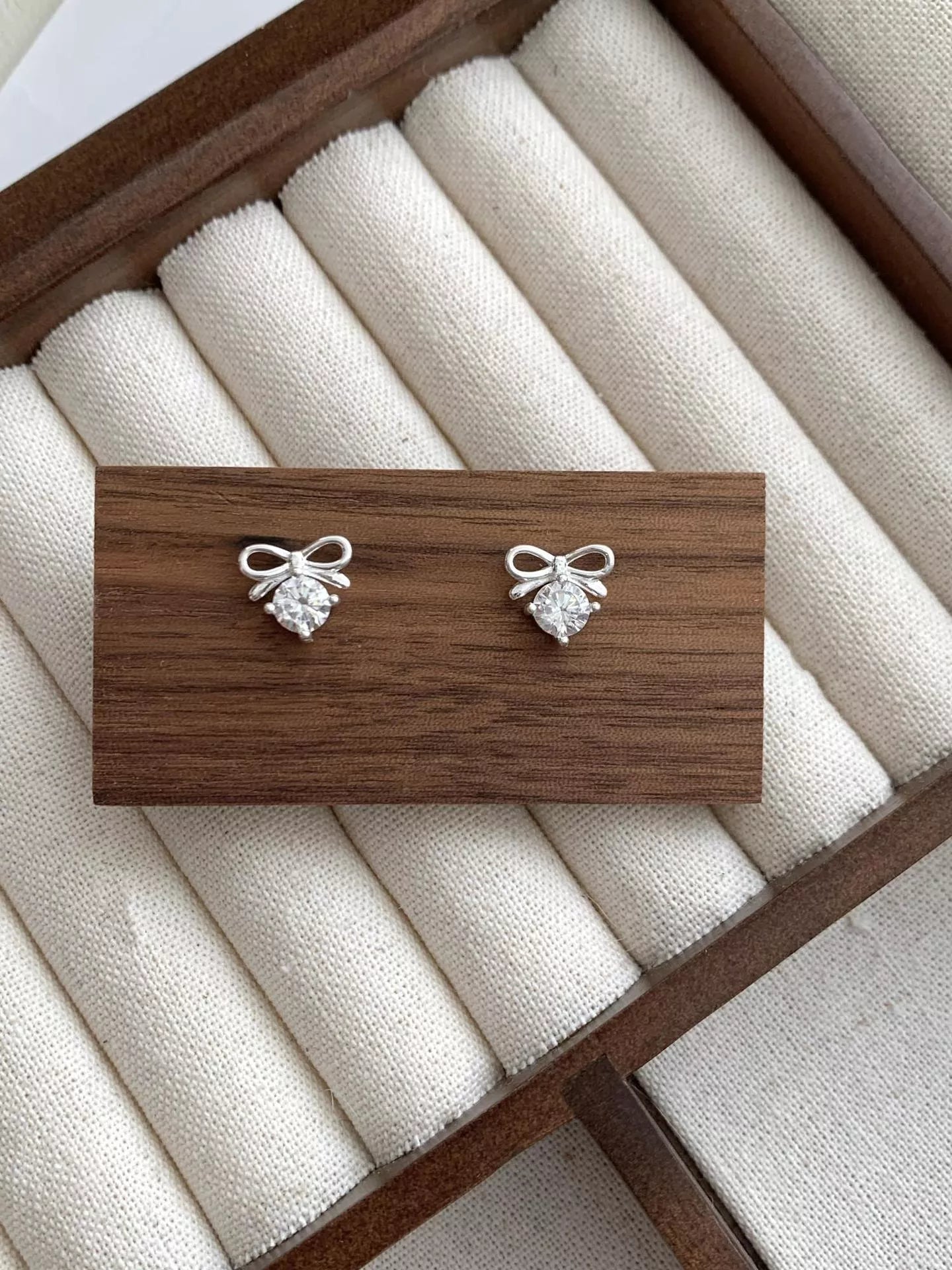 Bowknot Stud Earrings -