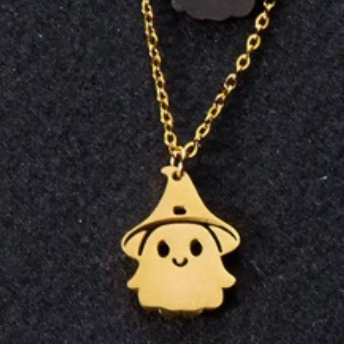 Ghost Pendant Necklace -