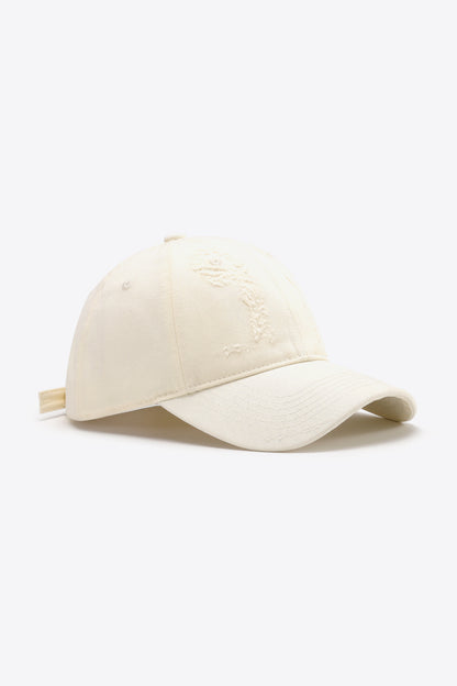 Distressed Adjustable Baseball Cap -