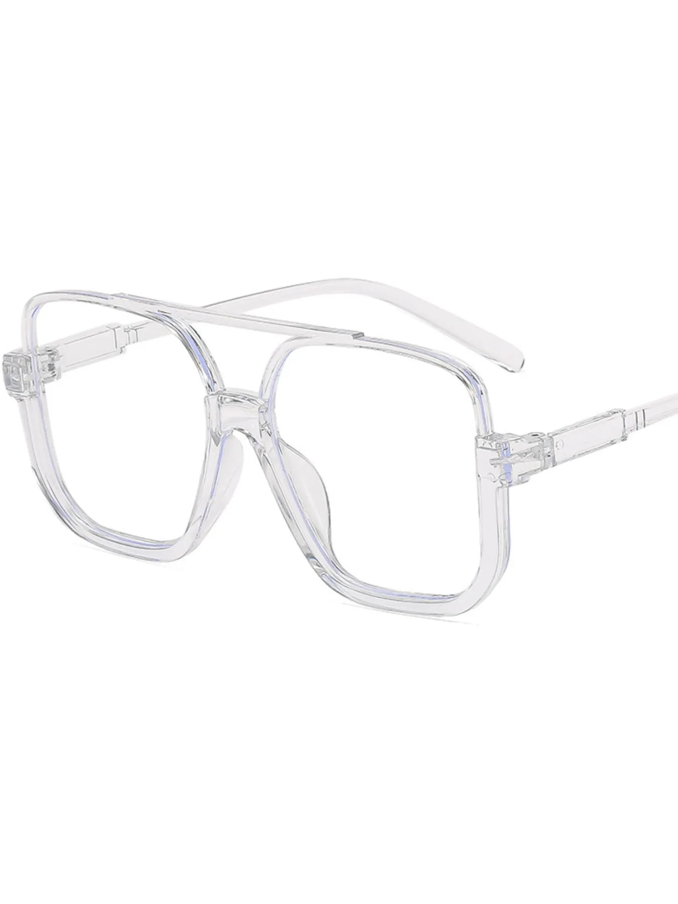 Oversized Square Frame Fashion Sunglasses - styleH One Size