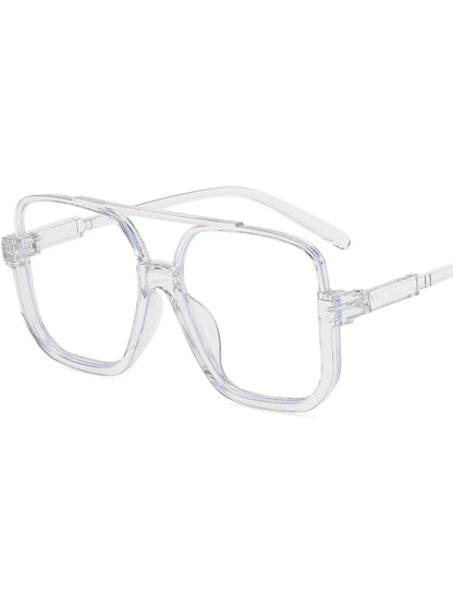 Oversized Square Frame Fashion Sunglasses - styleH One Size